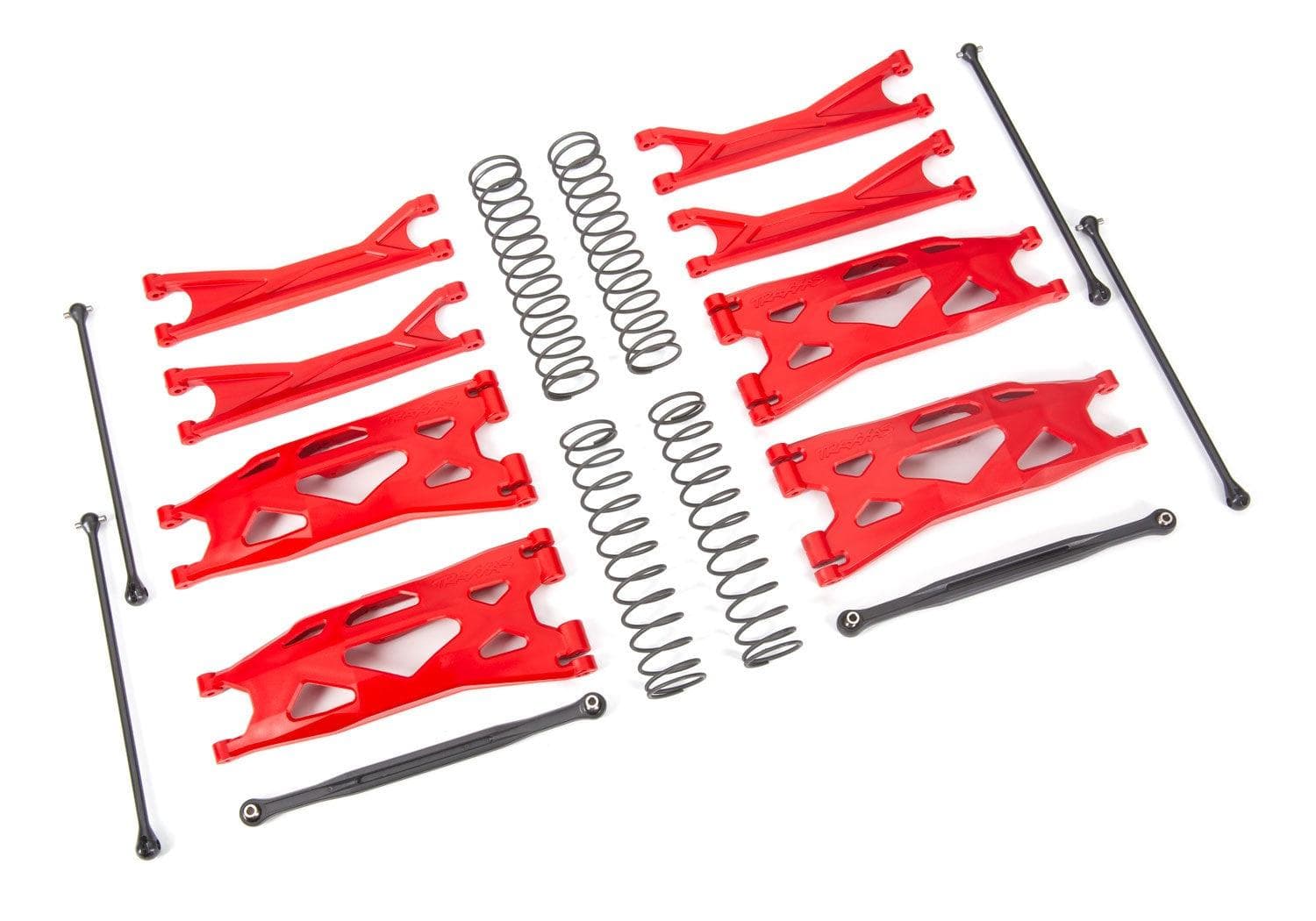 Traxxas 7895R WideMaxx Suspension Kit Wide Maxx RED for fpv drones