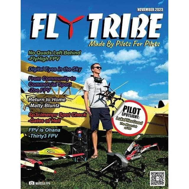 Fly Tribe Magazine Physical Copy 2023 - Novemeber Edition for fpv drones