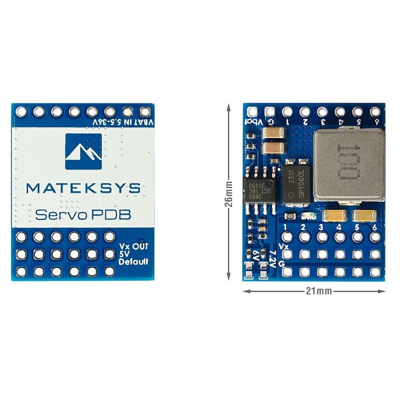 Matek Servo PDB W/ BEC 5.5-36V to 5-8.2V for fpv drones 2