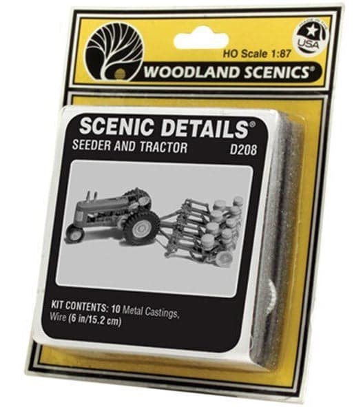 Woodland Scenics D208 HO Seeder & Tractor 1938-1946 D208 for fpv drones