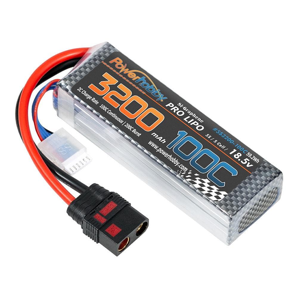 Powerhobby 5S 18.5V 3200MAH 100C Lipo Battery w QS8 Plug for fpv drones 1