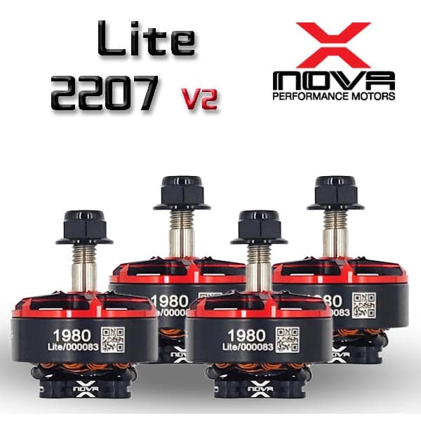 Xnova 2207 V2 LITE RACING series Motor - 1980KV - 4PCS for fpv drones