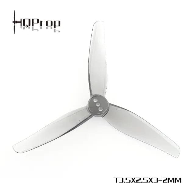 HQ Durable Prop T3.5x2.5x3 3" 2MM T-Mount- (2CW+2CCW) Poly Carbonate - Choose Color for fpv drones 1