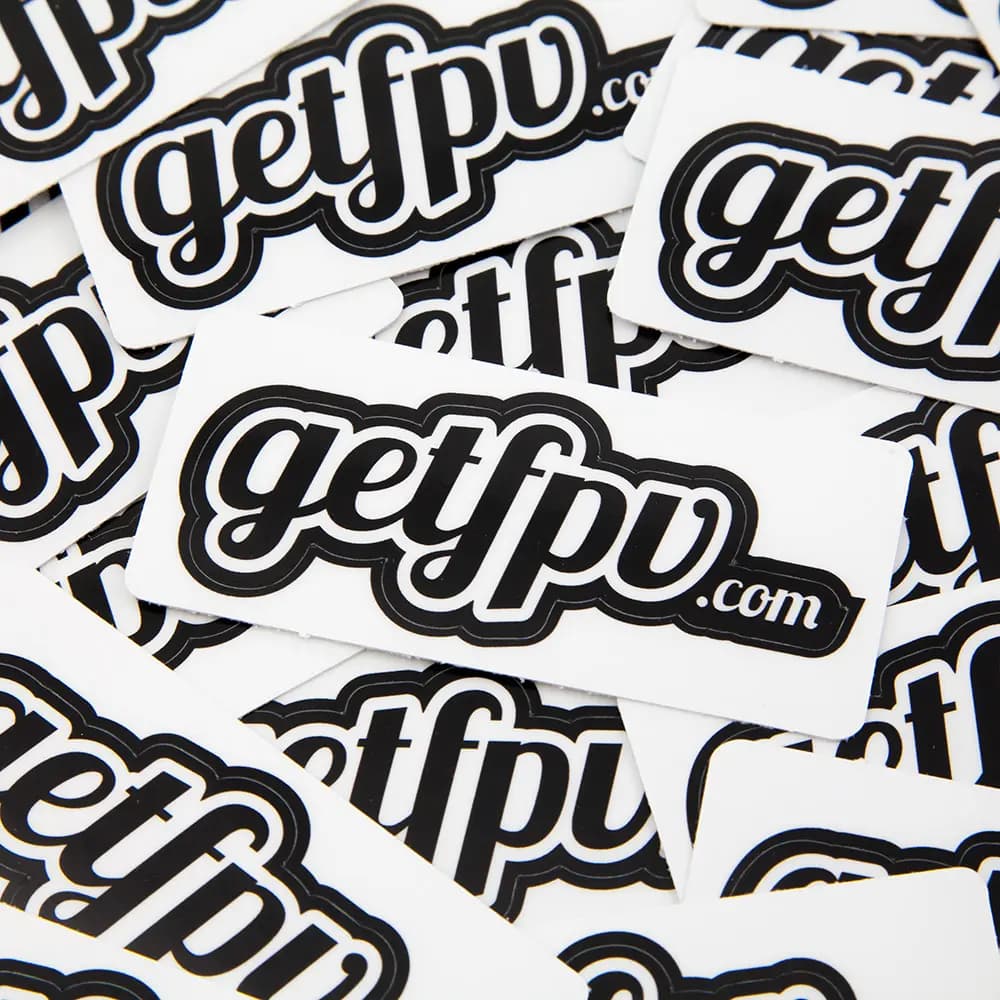 GetFPV Sticker - Black for fpv drones