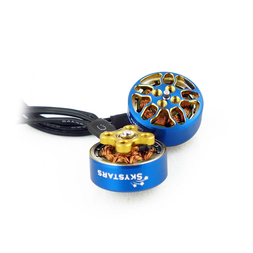 Skystars 1404 Brushless Motor for 2.5 inch to 4 inch Lighweight Drones 4S - 3800KV (2 PCS) for fpv drones 6