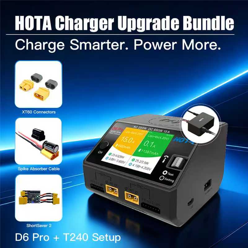 HOTA Charger Upgrade Bundle