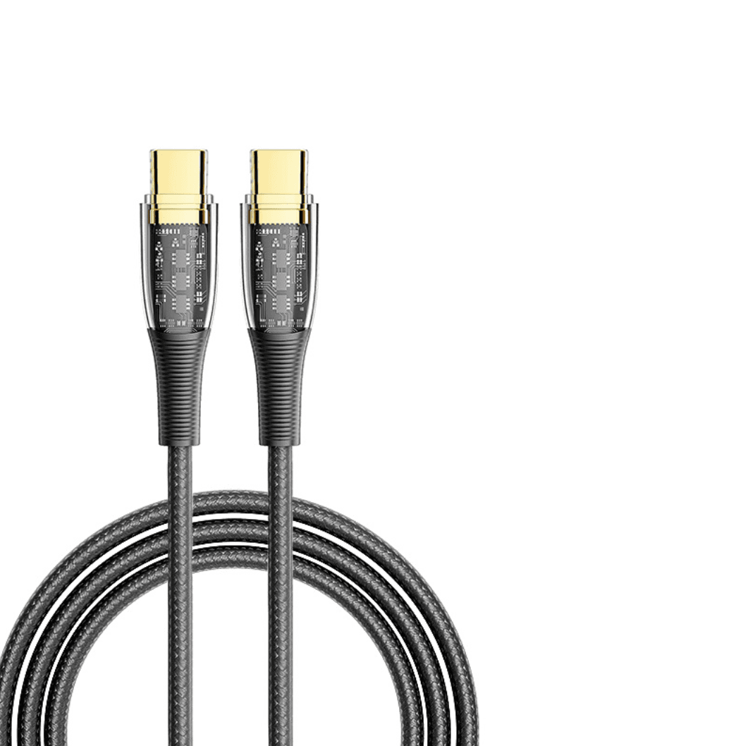 Phaser FPV USB-C to USB-C 2M 100w Braided Charging Cable for fpv drones