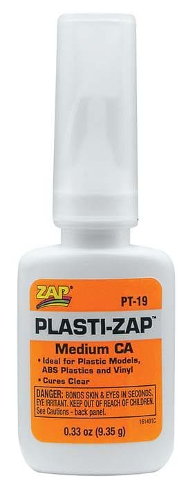 Zap PT19 Adhesives Plasti-Zap CA Glue 1/3 oz for fpv drones