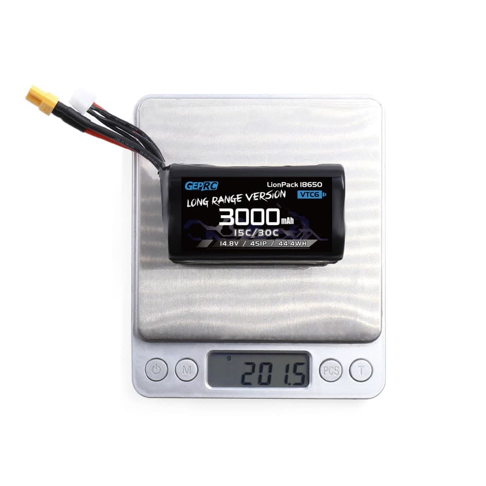 GEPRC VTC6 18650 4S1P 3000mAh 14.8V Li-ion Battery for fpv drones 2
