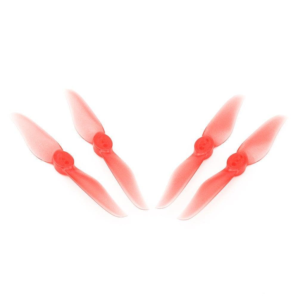 Emax Avia NanoX 3010-2 / 3" Bi-Blade Replacement Props for 1.5mm Shaft T-Mounted (4 Pack) - Red for fpv drones 1