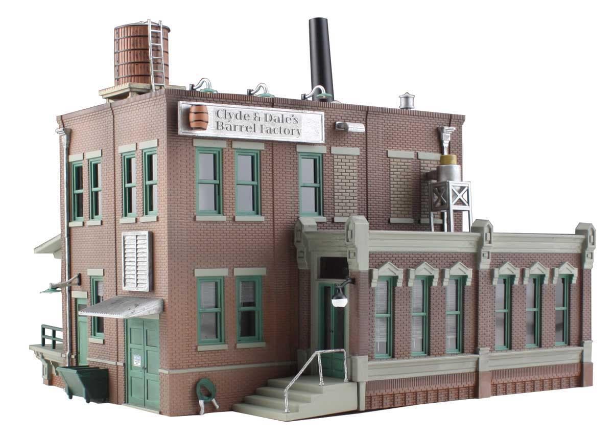 Woodland Scenics BR5026 HO Clyde & Dale's Barrel Factory Structure Built-&-Ready for fpv drones