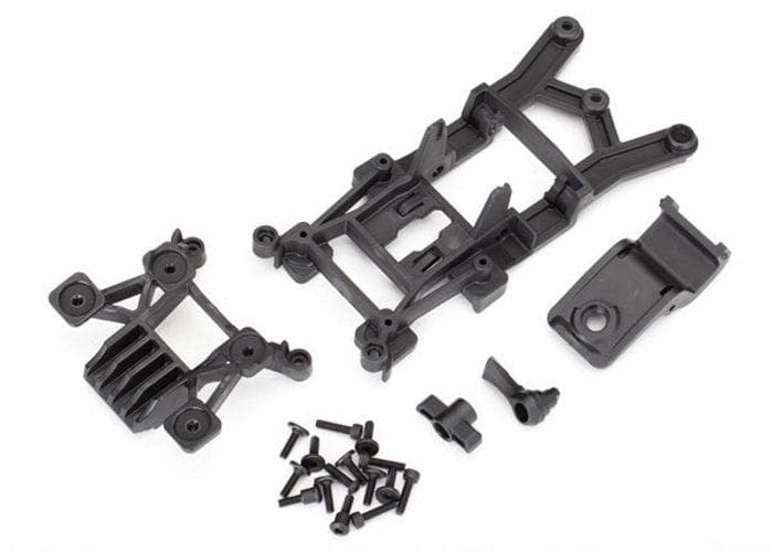 Traxxas 6720 Body Mounts Front & Rear/ 3x12mm CS (4) Rustler 4X4 for fpv drones