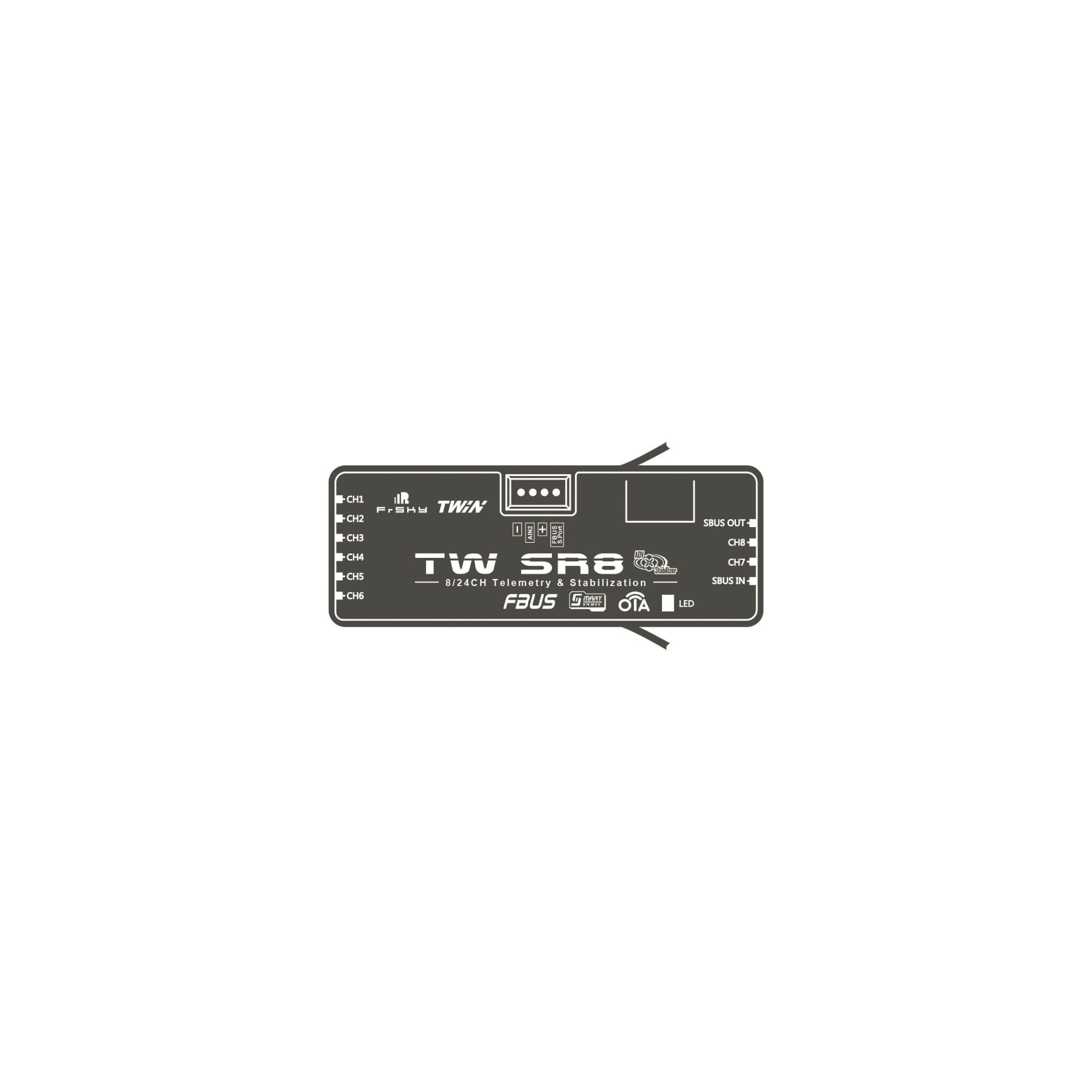 FrSky TW SR8 Receiver for fpv drones 4