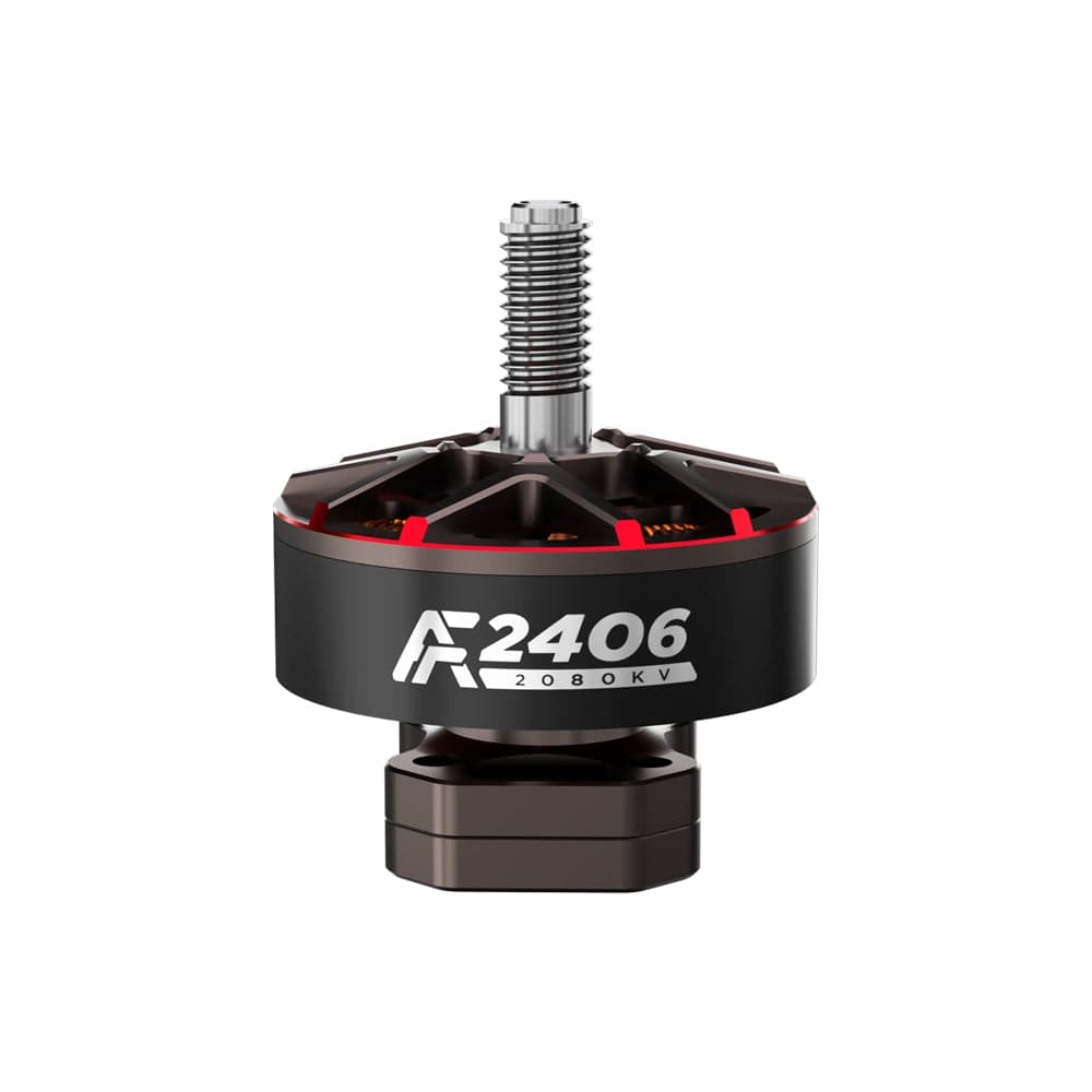 AxisFlying AF2406 4-6S Modular FPV Drone Motor - 2080KV (Without Base Cap)