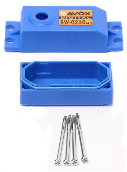 Savox SW0230MG Top & Bottom Servo Case w/ 4 Screws for fpv drones 1
