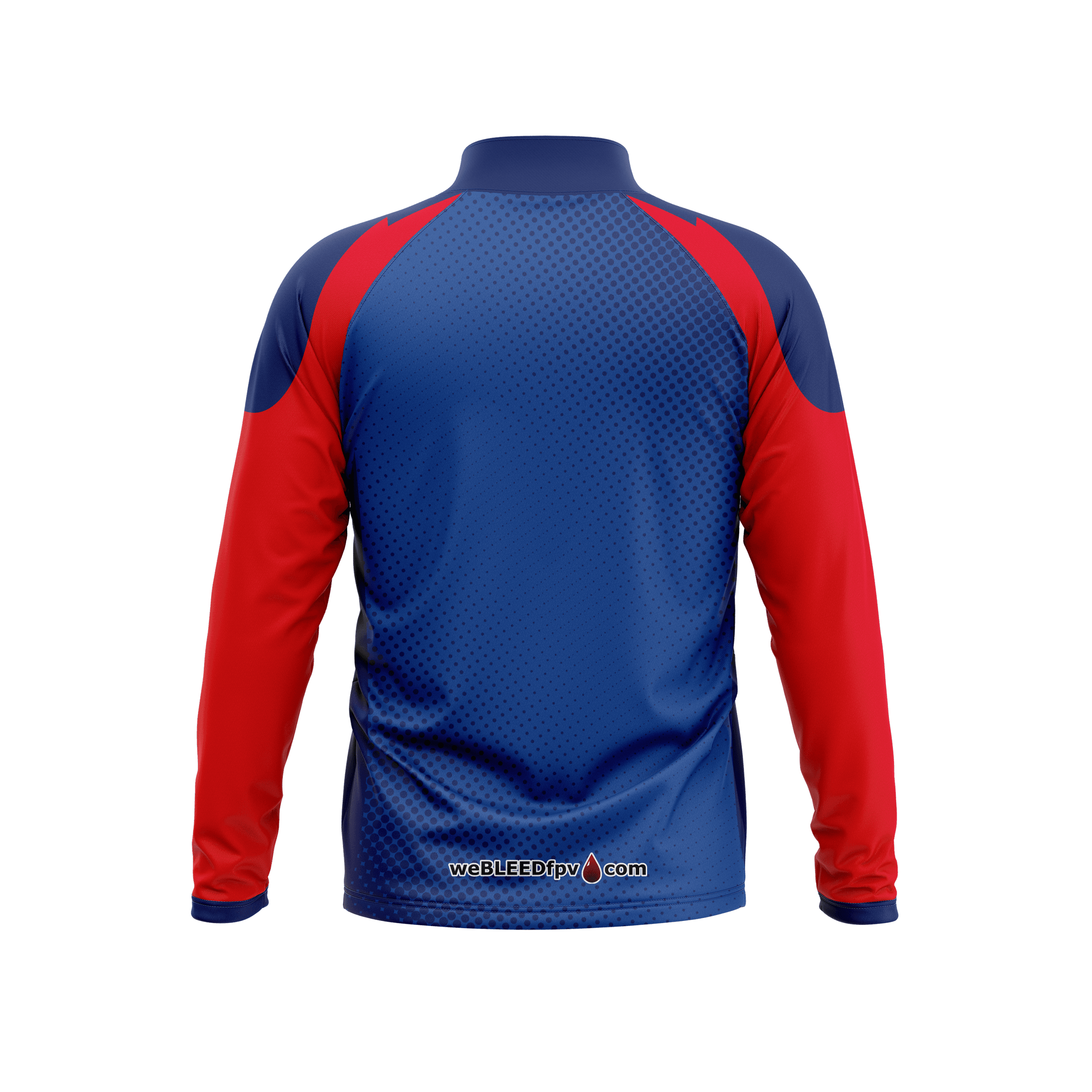 weBLEEDfpv Team Quarter Zip Pullover for fpv drones 3