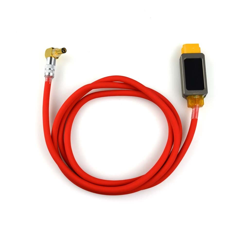 LongXL FPV Goggle Smart Power Cable - Racing Red for fpv drones