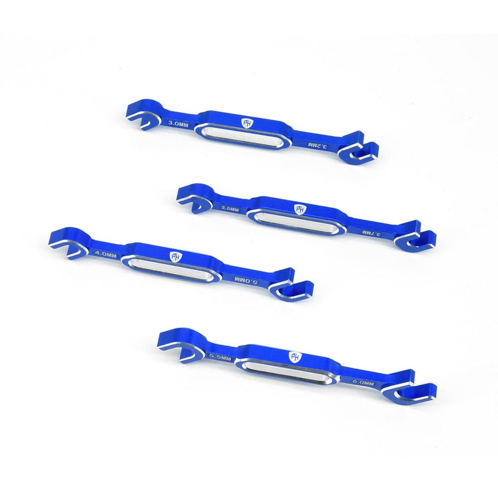 PH 3/3.2/3.5/3.7/4/5/5.5/6mm Wrench Turnbuckle Ball End Joint Remover Tool Blue for fpv drones 3