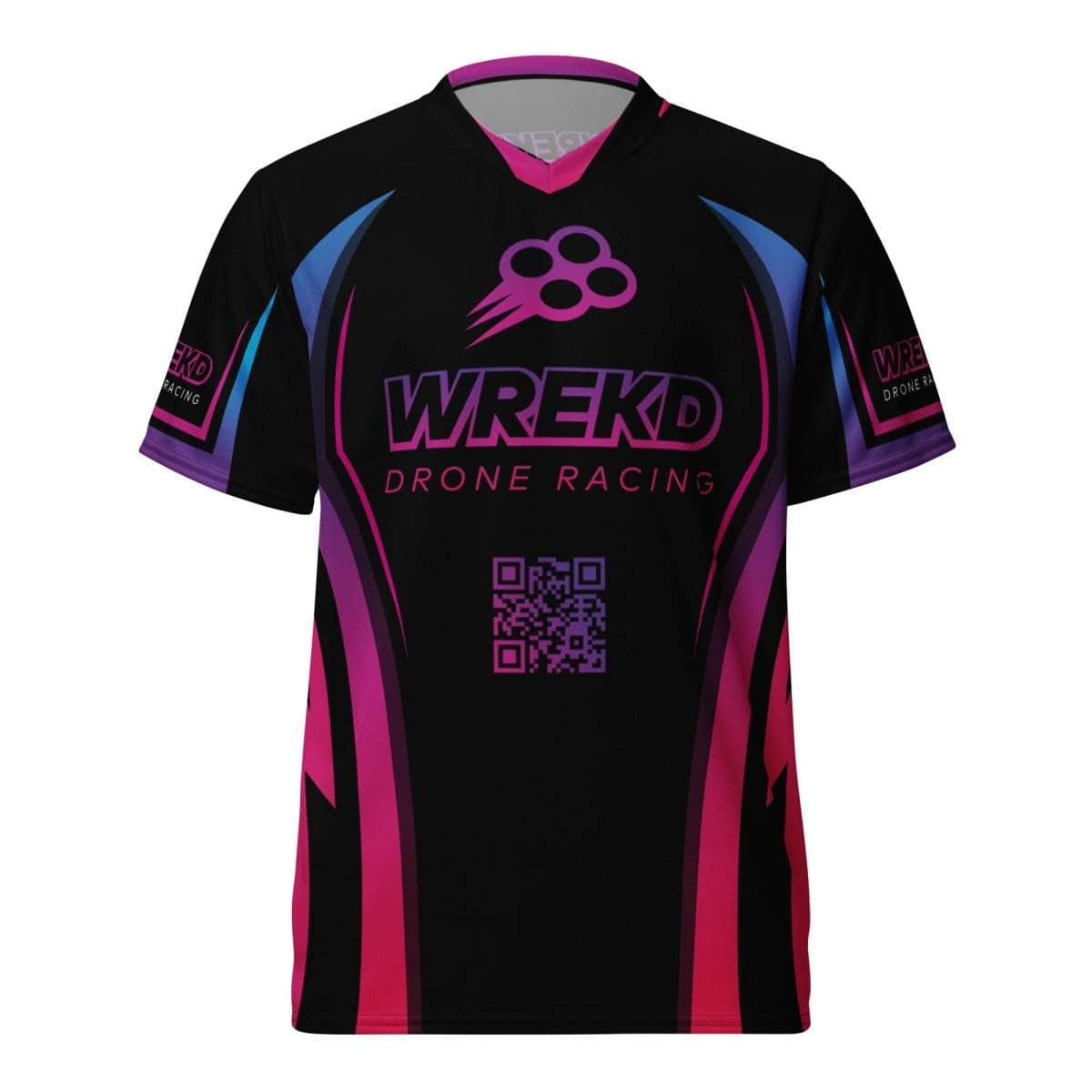 WREKD Drone Racing Community Jersey - Hotness Pink for fpv drones