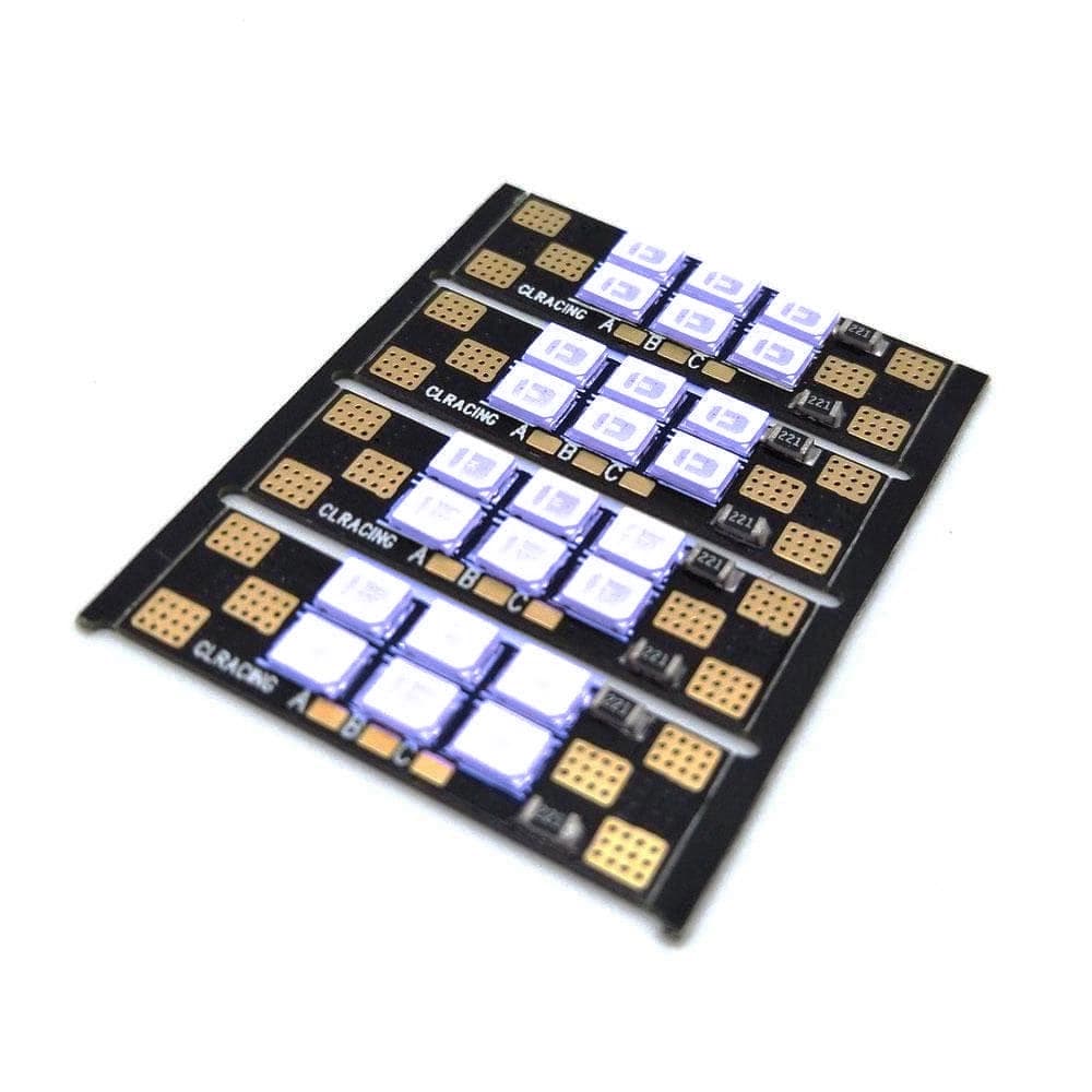 CLRacing Race LED/PCB Wire 4 Pack - 8x35mm - 4.5 - Blue for fpv drones