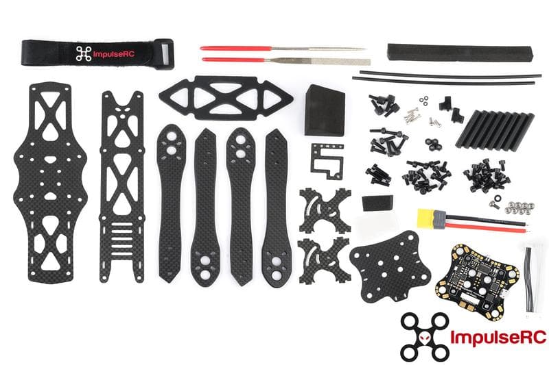 Mr. Steele Edition 5" Alien Frame Kit + KISS PDB with OSD for fpv drones 3