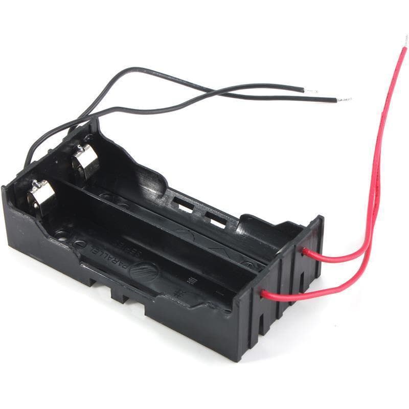 18650 Battery Charger Case with 4 wires Leads for 2x 18650 battery for fpv drones 3
