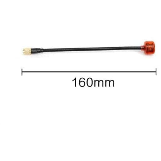 RUSHFPV Cherry Ultra Extended 5.8GHz SMA Antenna  (2pc) - Transparent Red - Choose Your Polarization for fpv drones 4