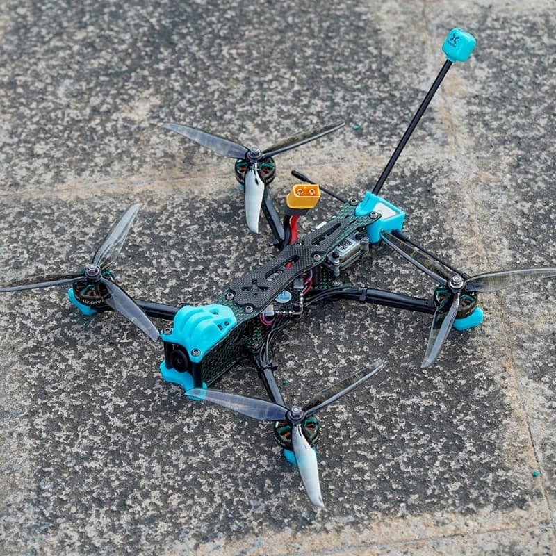 Foxeer 5" Aura Lite LR Freestyle Drone - Vista - Teal RHCP 2950Kv (PNP) for fpv drones 1
