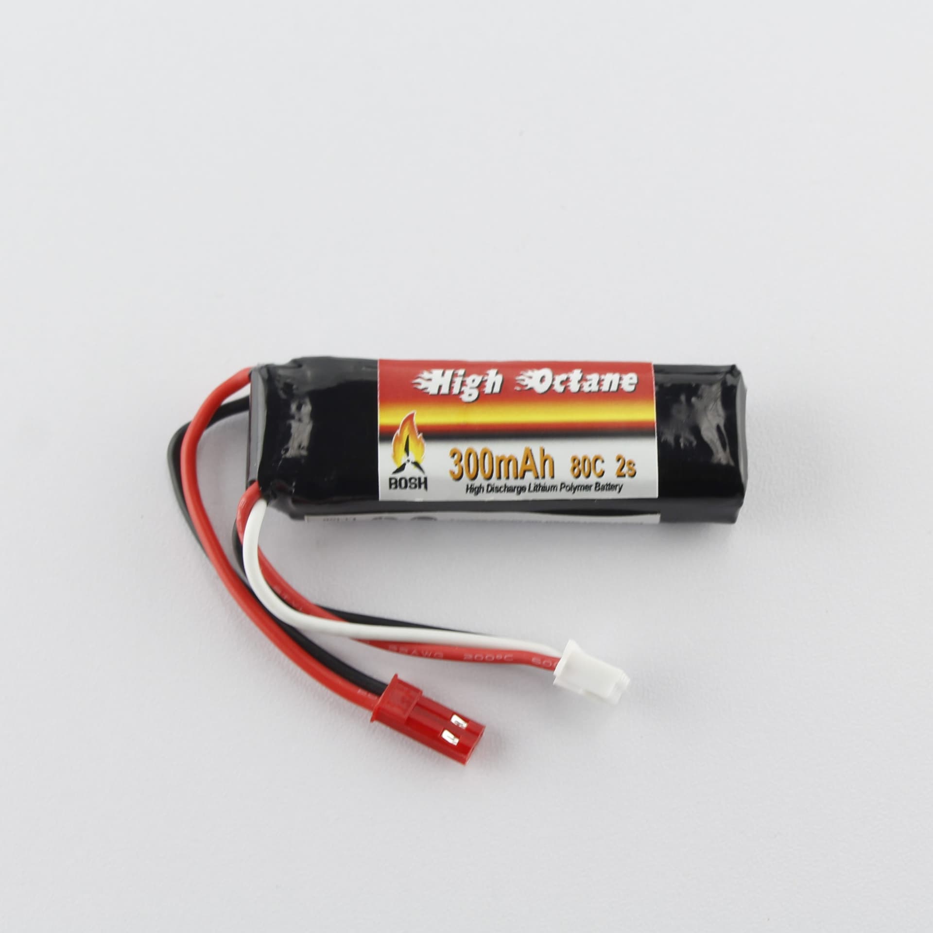 Bosh High Octane 2s 300mAh LiPo Micro Quad Battery for fpv drones 1