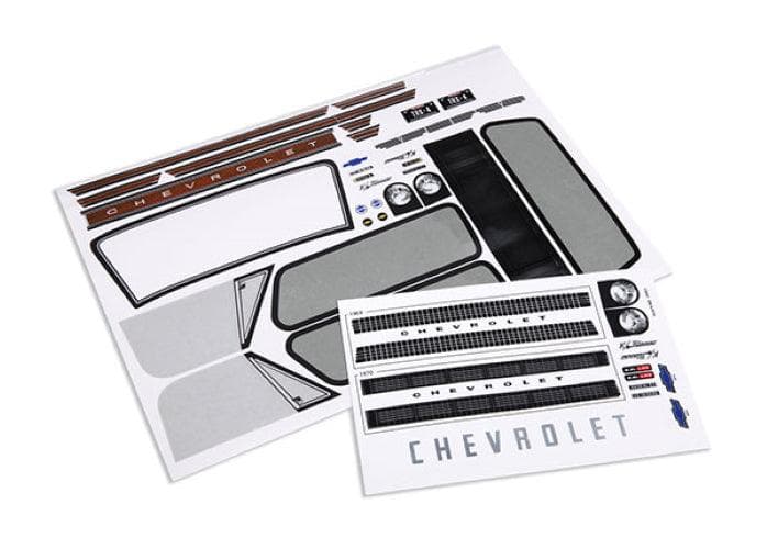Traxxas 9113 Decal Sheets Chevrolet Blazer (1969 -1972) TRX-4 for fpv drones
