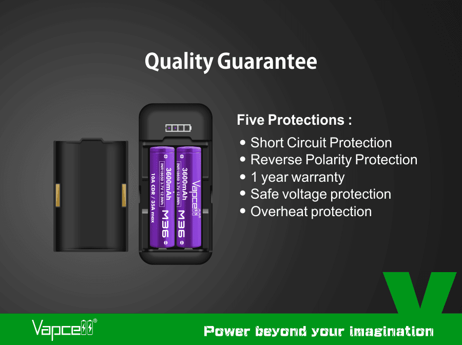 Vapcell P2 18650 charger / power bank for fpv drones 6