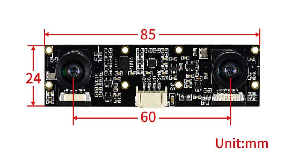 IMX219-83 8MP 3D Stereo Camera Module – Compatible with Jetson Nano/ Xavier NX for fpv drones 7