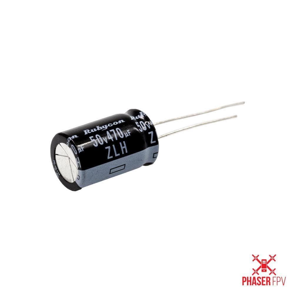 Rubycon 12.5x20mm ZLH Low ESR 50V/470uF Capacitor for fpv drones