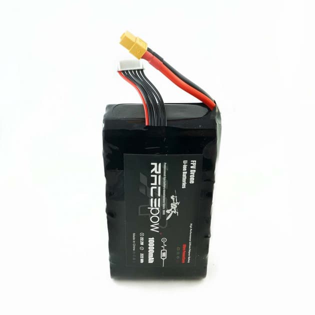 Racepow Liion 10000mAh 6S2P battery for drones for fpv drones 4
