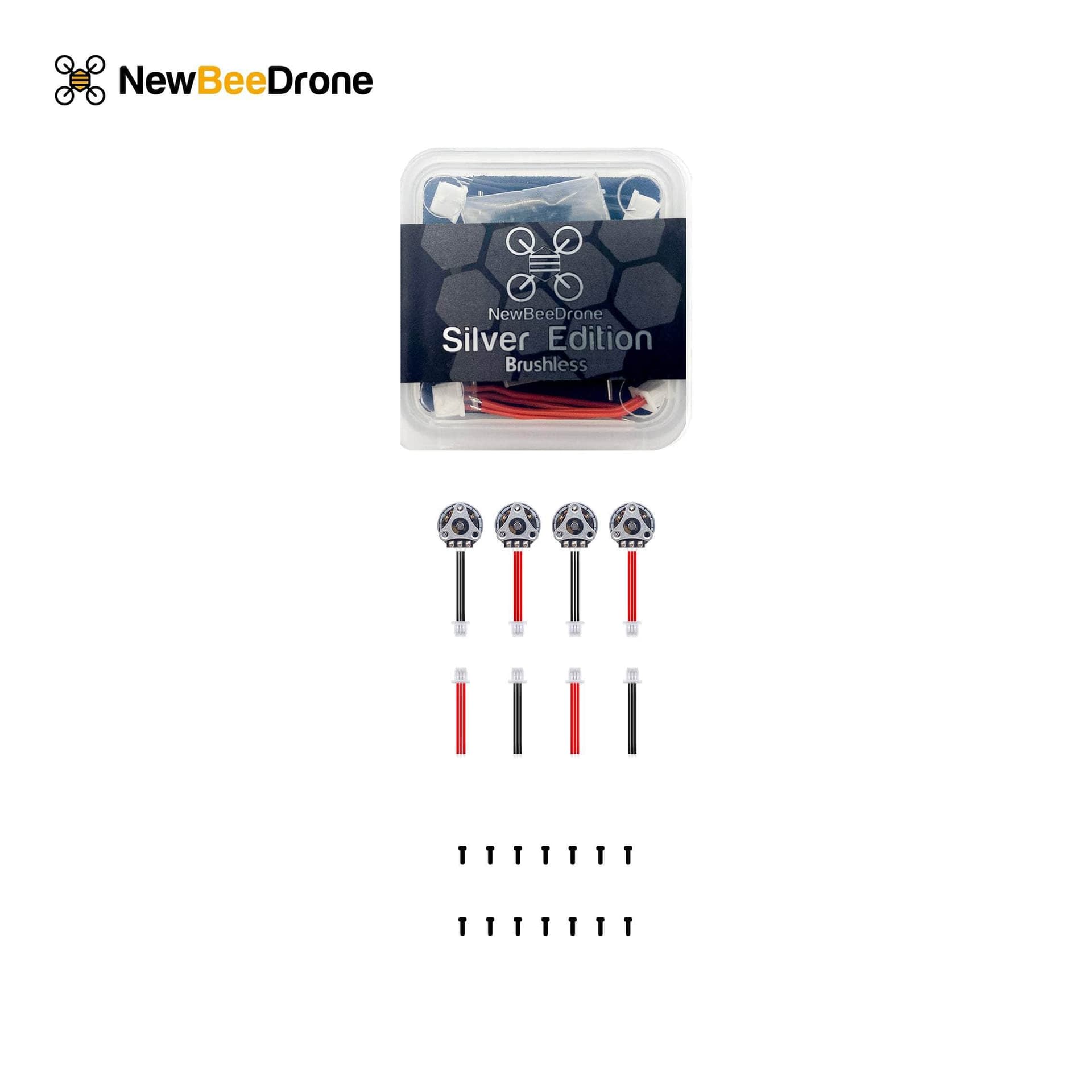 NewBeeDrone 0703 16420kv Brushless Motors - Silver Edition (Set of 4) for fpv drones 5