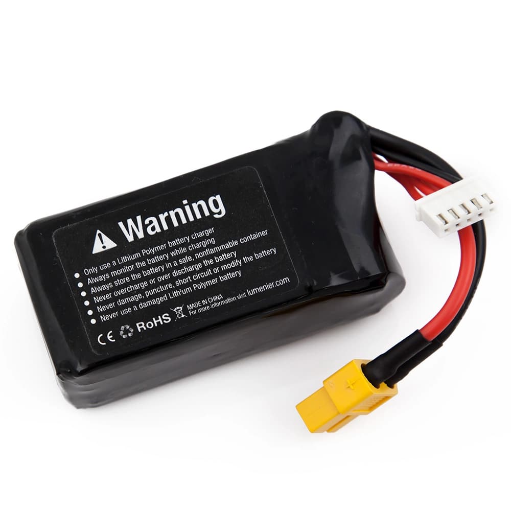 Lumenier 1300mAh 4s 35c Lipo Battery (XT60) - 14.8 Volt (4 Cell) for fpv drones 4