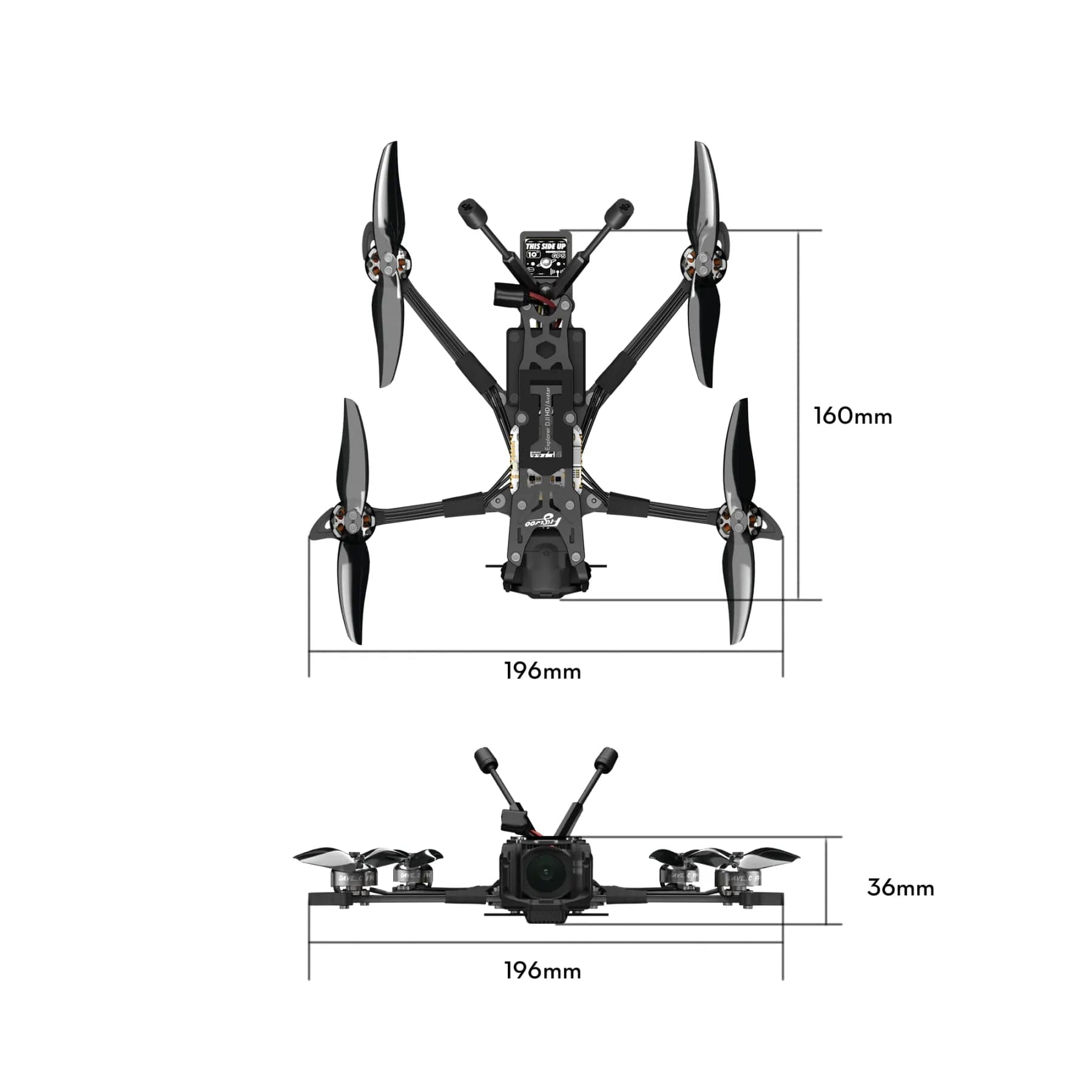 Flywoo Explorer LR 4 O4 PRO – 4K/1080P Micro Long Range FPV Drone for fpv drones 3