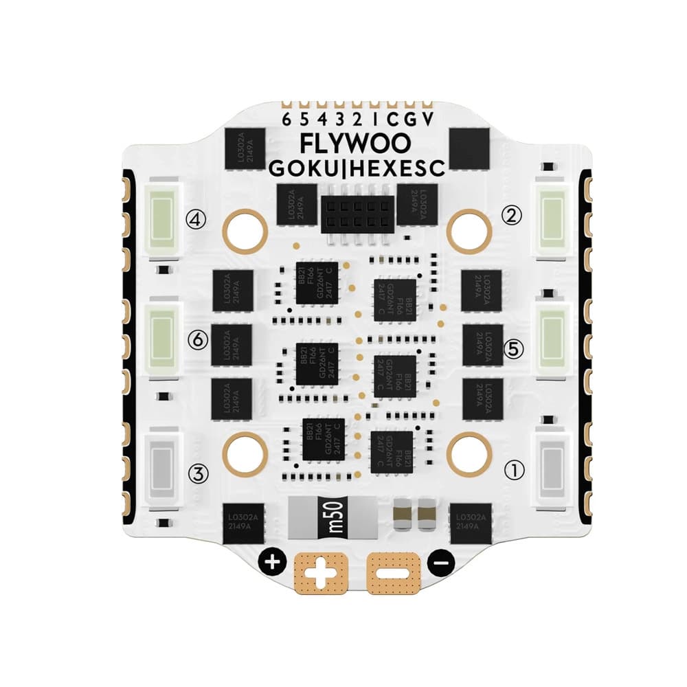 Flywoo GOKU HEX V3 20A 2-4S 6-in-1 BLHeli_S ESC w/ LED - 16x16 - 2.75 for fpv drones 1