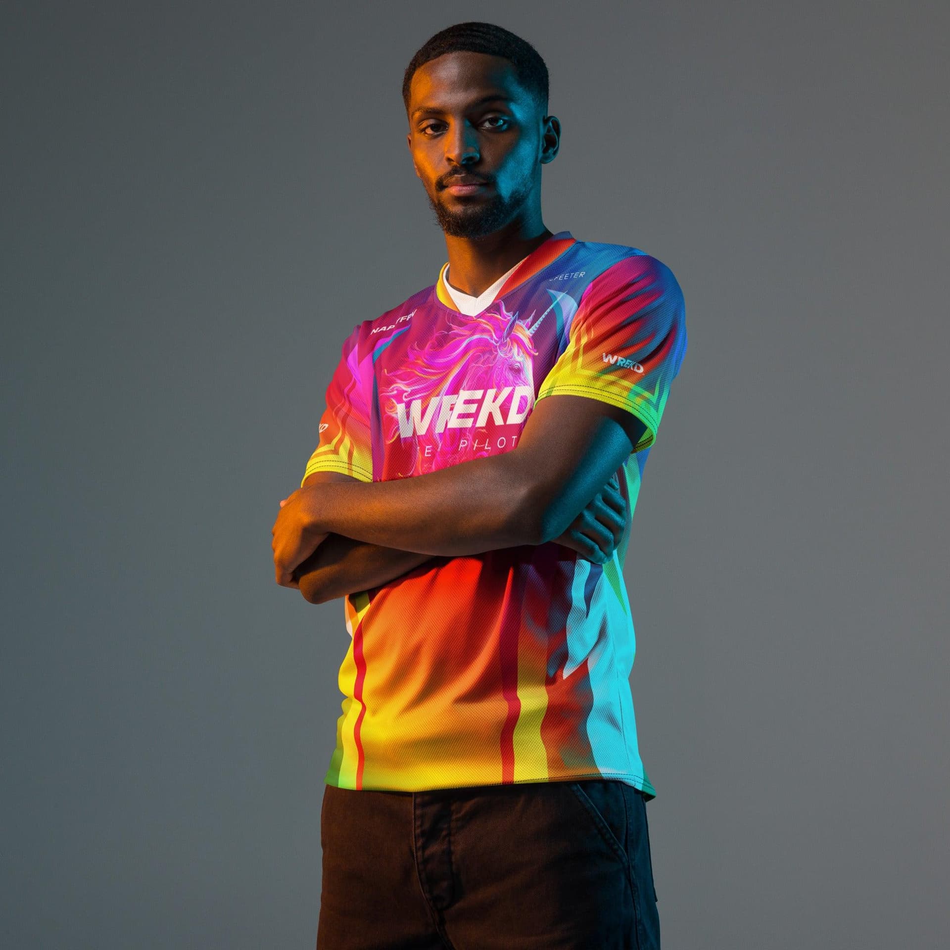 2024 Team Pilot Jersey - WREKD / Nappy Rainbow Example for fpv drones 3