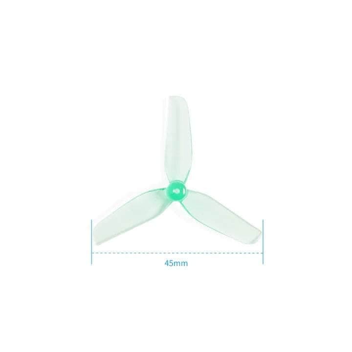Sub250 HQ 51mm Tri-Blade 2" Micro/Whoop Prop for Nanofly20  4 Pack (1.5mm Shaft) for fpv drones 4