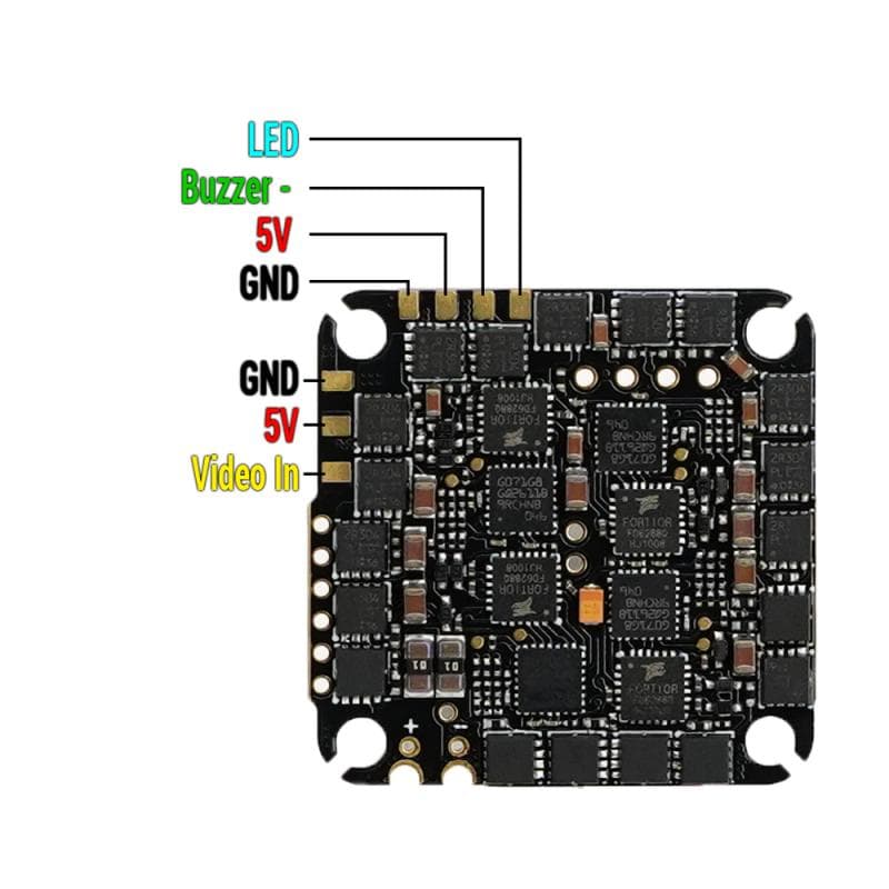 TBS PodRacer AIO Flight Controller + ESC with MPU6000 Gyro for fpv drones 7