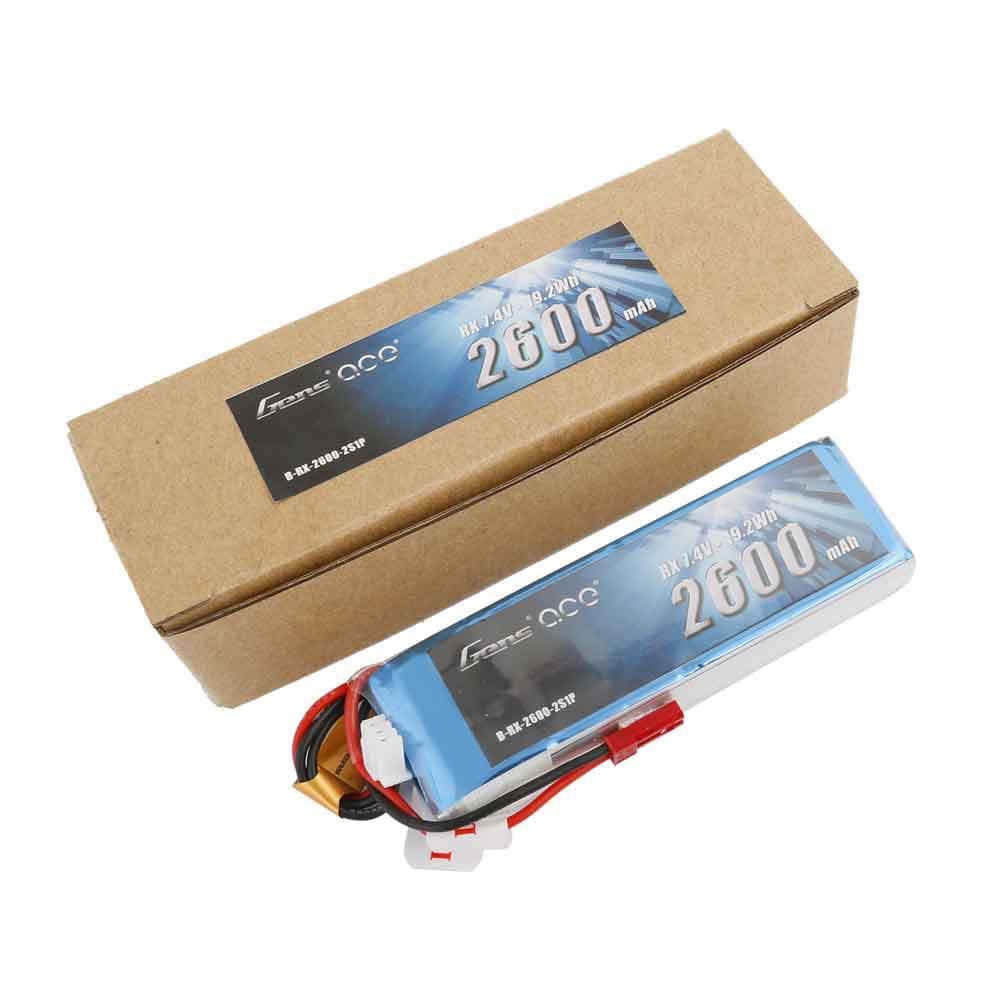 GENS ACE 2600mAh 7.4V 2S1P TRANSMITTER PACK FOR FRSKY TARANIS X9D PLUS/SE 2019 for fpv drones 3