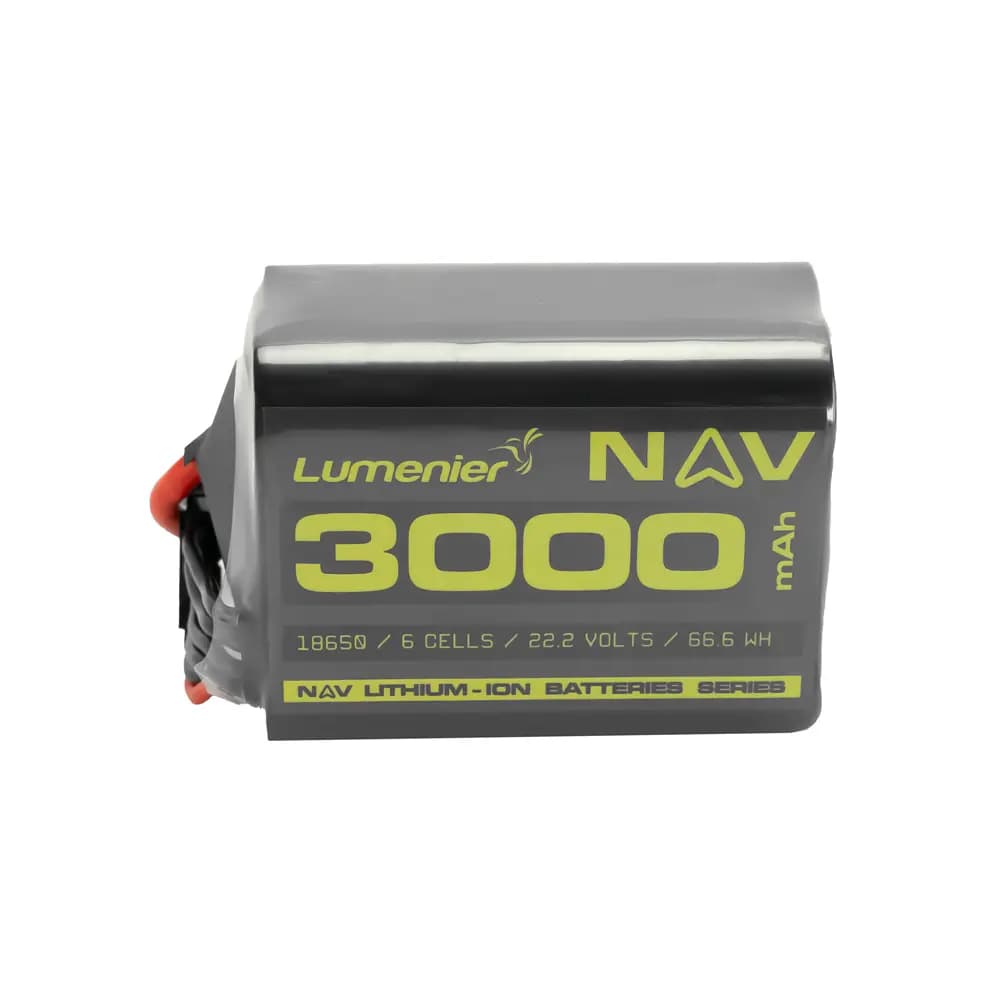 Lumenier NAV 3000mAh 6S Lithium-Ion Battery XT60 - 3 Pack Bundle - 22.2 Volt (6 Cell) for fpv drones 2