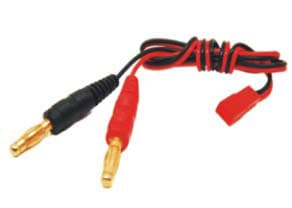 EMAX K-005 silicon wire female JST to 4mm banana plug charger cable 22AWG for fpv drones