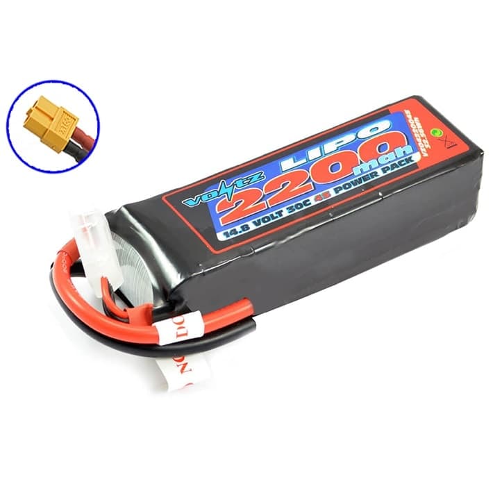 Voltz 2200mah 14.8v 30c Lipo Battery (XT60) for fpv drones