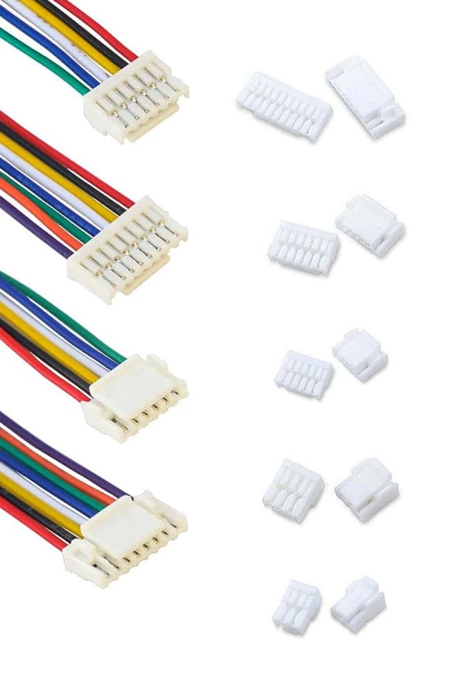 JST GH 1.25mm Custom Cable Master Kit - Pre-Crimped Silicone Wires (2-10 Pin) for fpv drones 2
