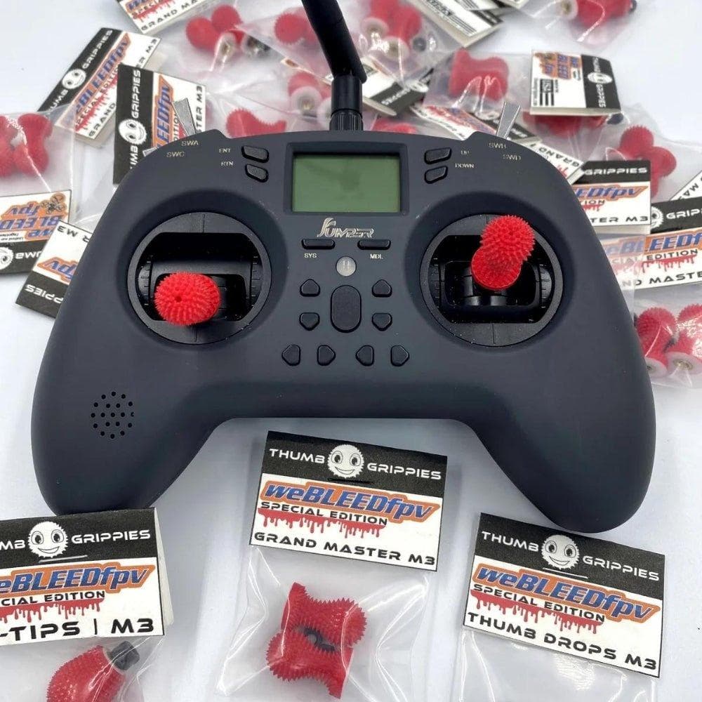 Thumb Grippies weBLEEDfpv Special Edition for fpv drones 74