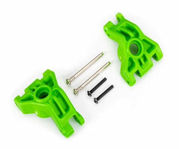 Traxxas 9050G Green Heavy Duty L/R Rear Sub Axle Carriers 4x4 Hoss/Rustler/Slash for fpv drones