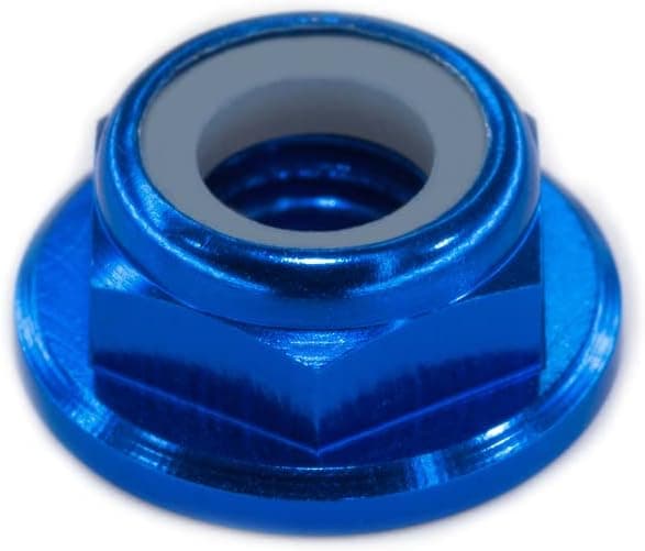 10pc M3 Nylon Locking CW Nuts pack 6061 Aluminium for fpv drones 30