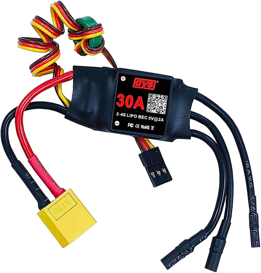 DYS 30A 2-6S Brushless ESC With 5V/2A BEC For RC fixed-wing Aircraft for fpv drones 1